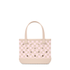 Bitty Bogg Bag - Checkered Linen/ Pink Marshmallow